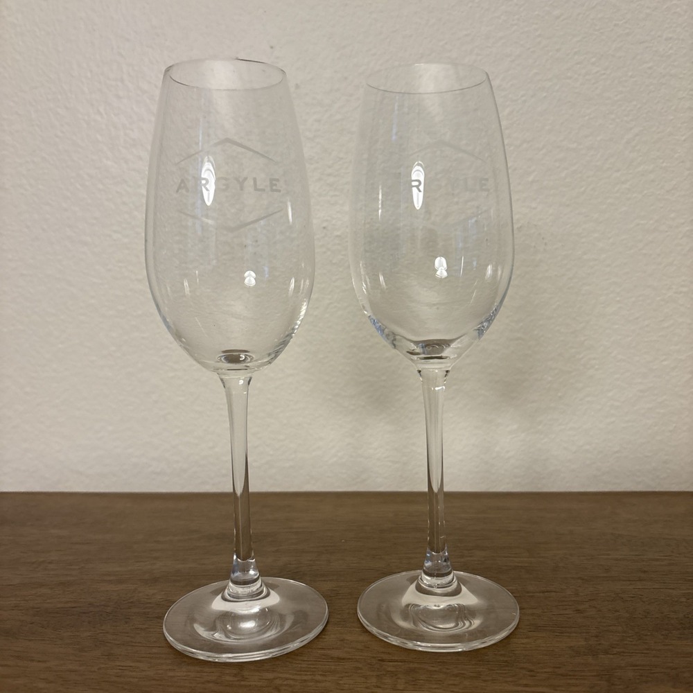Riedel Argyle Winery Crystal Oregon‎ Sparkling Tasting Glasses - Set of 2